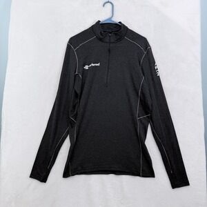 Kuhl Akkomplic 1/4 Zip Pullover Mens L Gray Sweater Lightweight Stretch